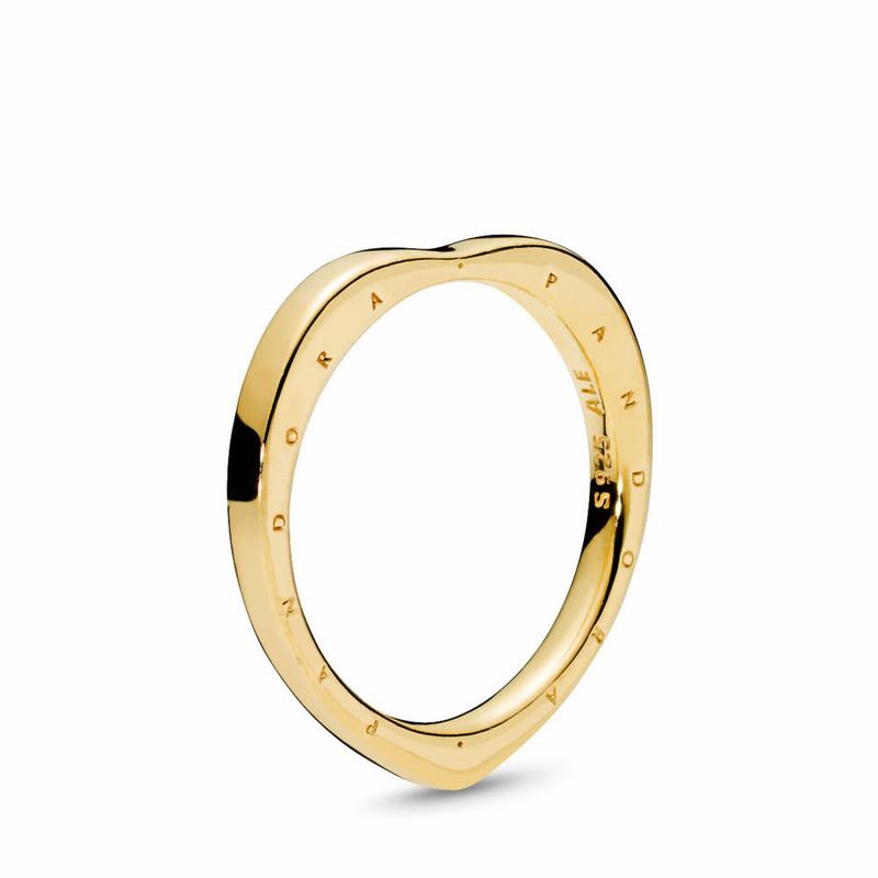 Pandora Australia Shine™ Signature Arcs of Love Stackable Ring - 18ct Gold Plated | EVTPFO071